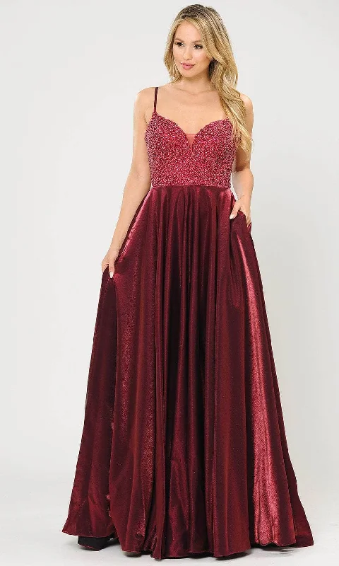 Poly USA 8674 - Beaded Sweetheart Prom Dress