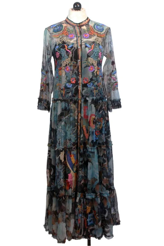 Mazzy Ruffle Tiered Dress-Johnny Was