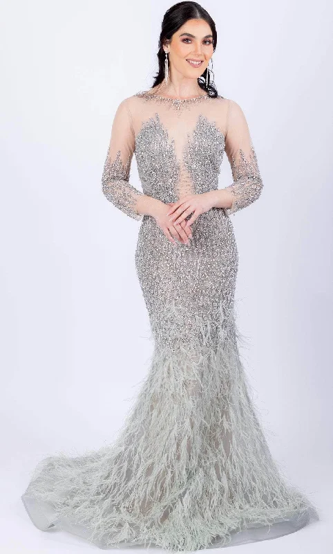 Terani Couture 232GL1437 - Mermaid Evening Dress