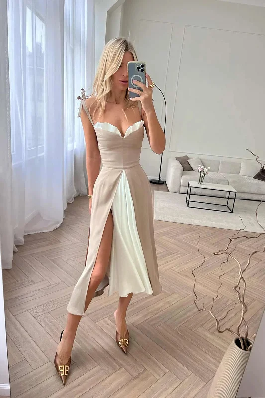 Khaki/White