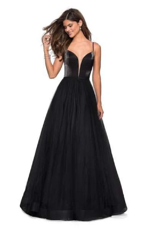 La Femme 27485SC - A-Line Sleeveless Prom Dress