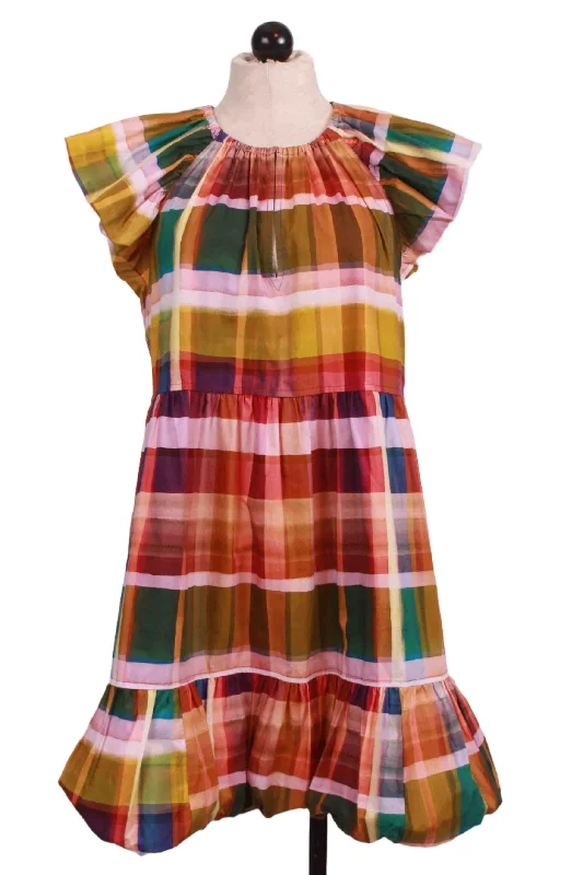 Madras Print Clover Dress-Marie Oliver