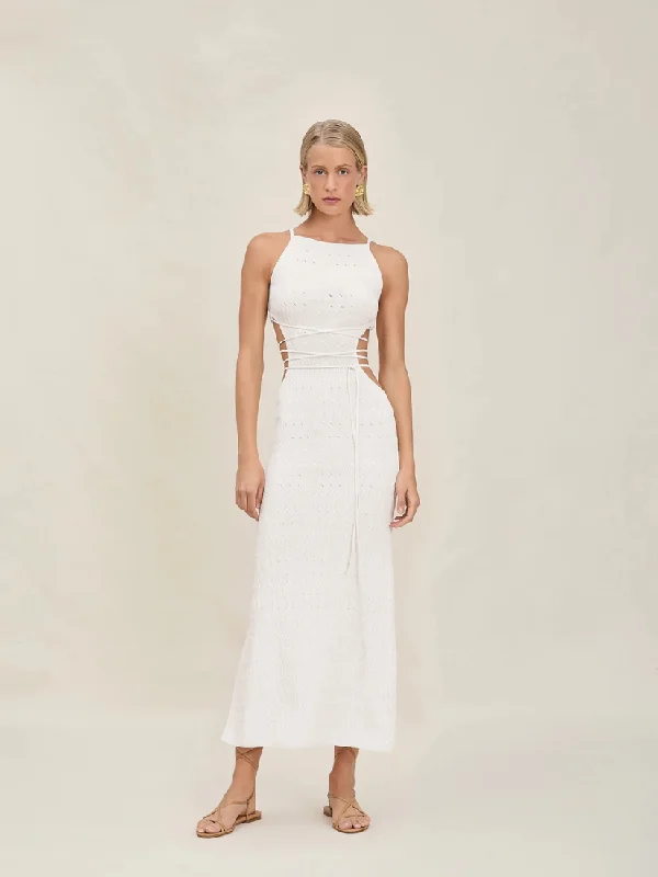 Monroe Dress Ivory