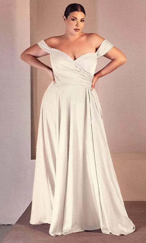 Ladivine 7493WC - High Slit Bridal Dress