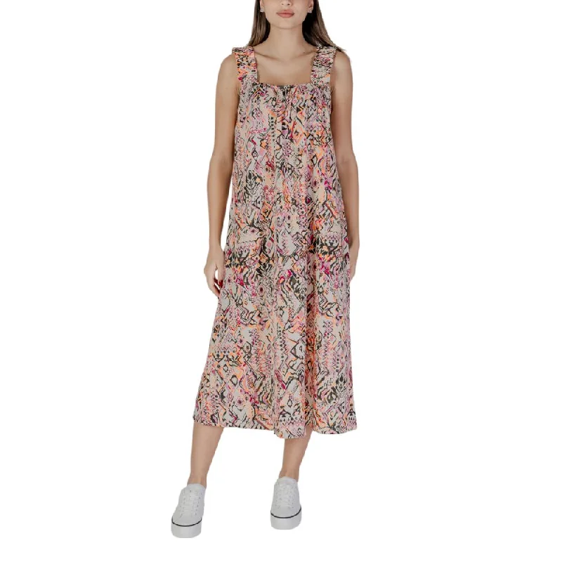 B.Young Multicolor Cotton Dress