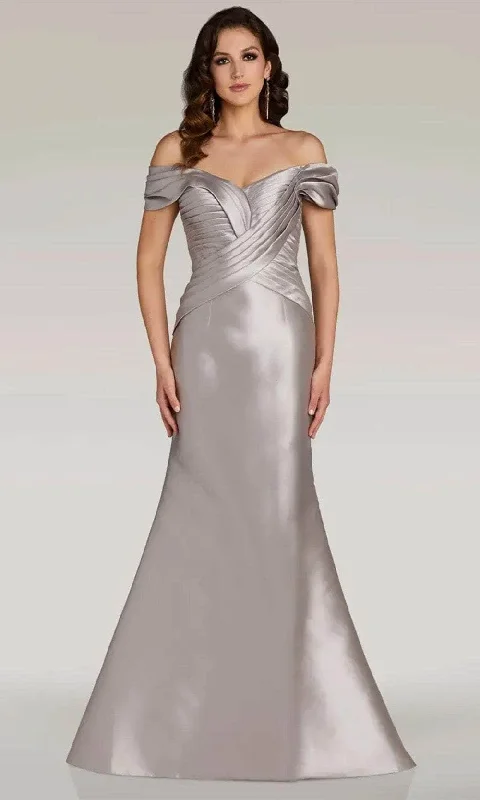 Gia Franco 12370 - Off Shoulder Mikado Evening Dress