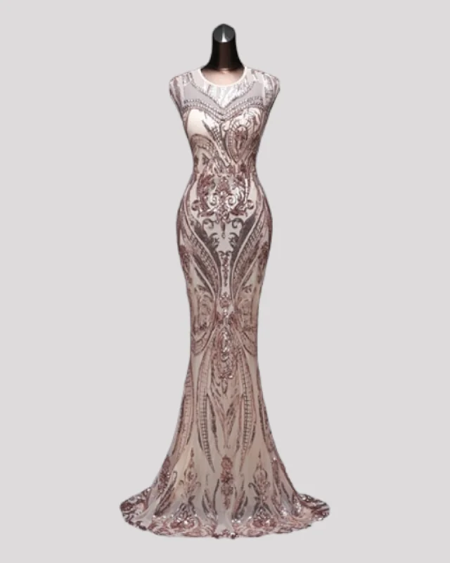 Cream and Rose Gold