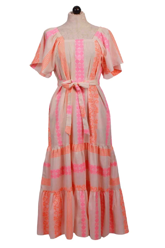 Palmira Milos White Neon Dress-Vilagallo