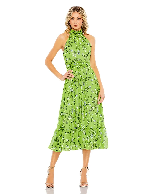 Halter Printed Dress