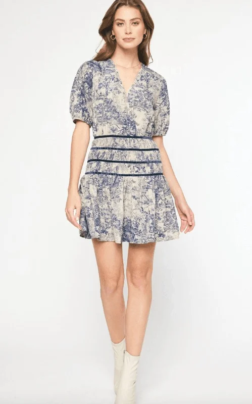 Milly Midnight Toile  Women's Dress