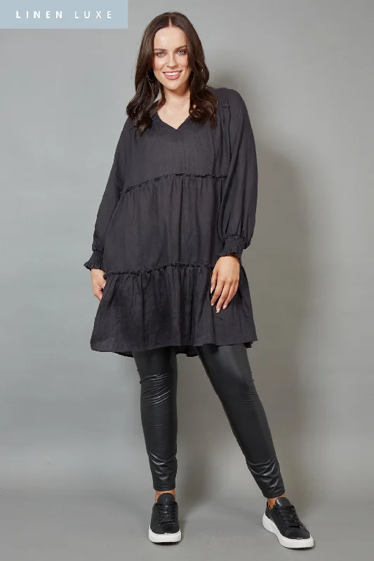 DIAZ DRESS - SHALE