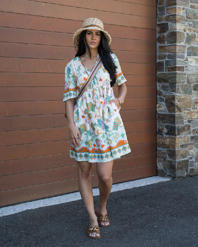 Romy Babydoll Dress Pink Multi