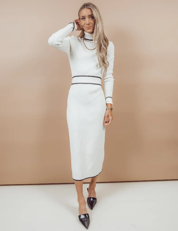 Arnett Midi Dress Stylish Long Sleeve Floral Midi Dress