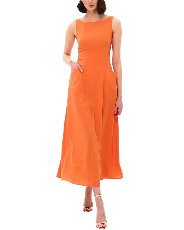 BGL Midi Dress Trendy Flared Sleeve Midi Dress