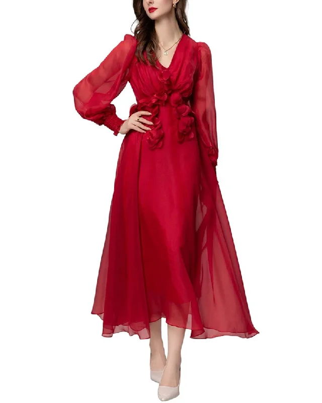 BURRYCO Midi Dress Cozy Spaghetti Strap Midi Dress