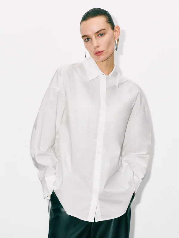Button Up Loose Shirt Modern Casual Short Sleeve