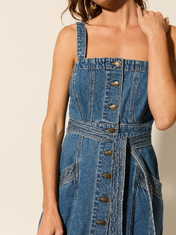Kivari - Nova Midi Dress in Nova Comfortable Fit-and-Flare Midi Dress