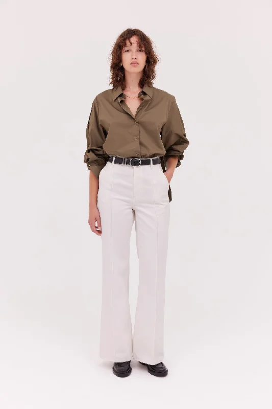 Cufflink Shirt Chic Silk Short Sleeve Shirt