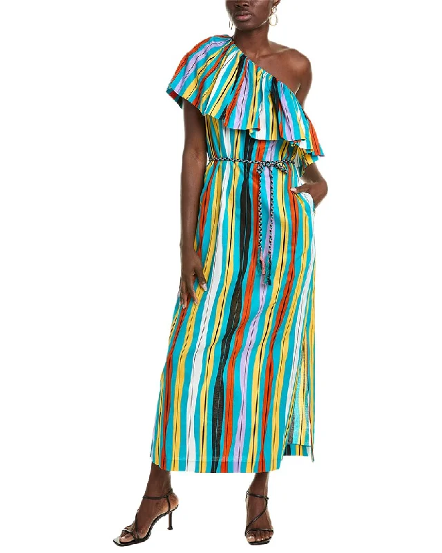 Diane von Furstenberg Amrita Linen-Blend Midi Dress Stylish Button-Up Midi Dress