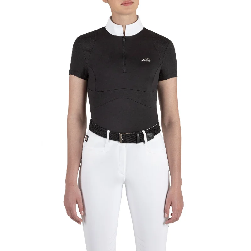 Equiline Cellac Ladies Shirt Elegant Off-Shoulder Short Shirt