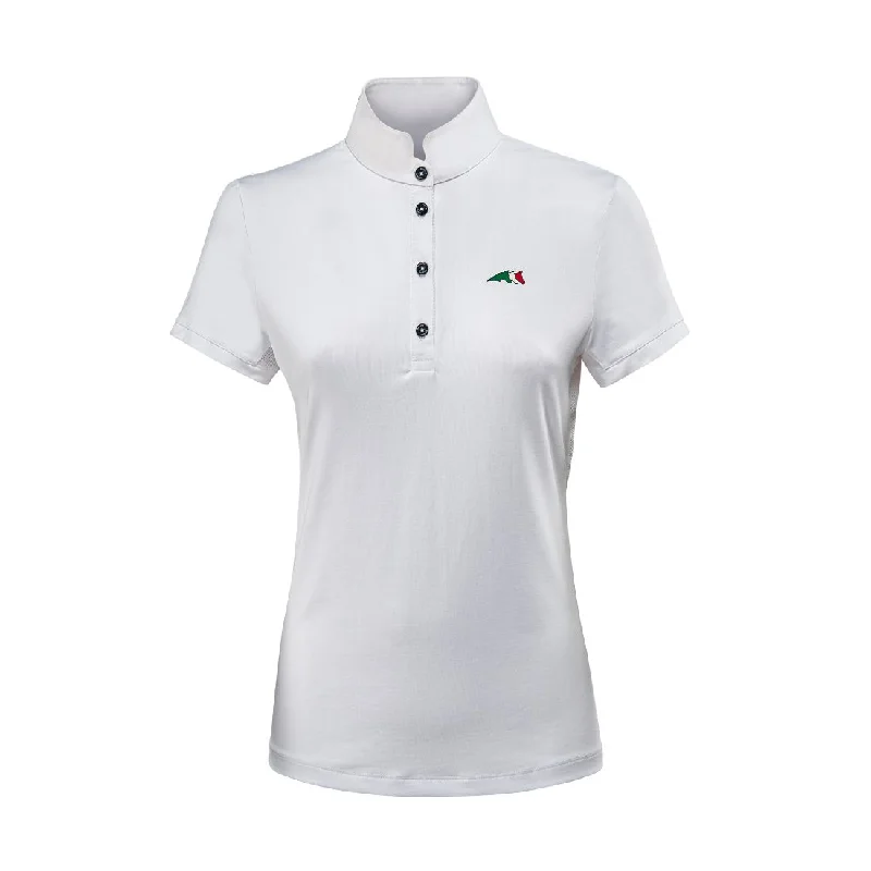 Equiline 'Team' Ladies Riding Shirt Relaxed Cotton Short Shirt
