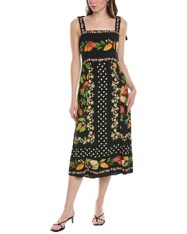 FARM Rio Dorotha Midi Dress Comfortable Sleeveless Midi Dress