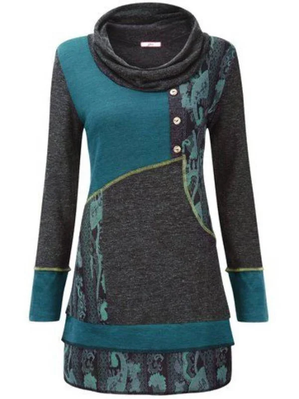 Fashion Slim Long Sleeve Shirt Top Fashionable Sheer Short Shirt