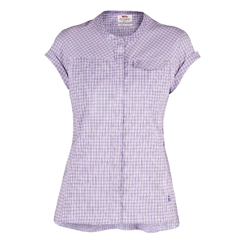 Fjällräven Abisko Stretch Shirt Capsleeve W Classic Denim Short Sleeve