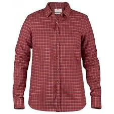 Fjällräven Sörmland Flannel Shirt W's Cozy Cotton Short Tee