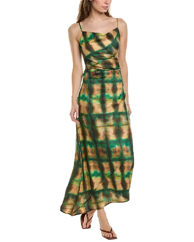 IPPONELLI Midi Dress Elegant Floral Appliqué Midi Dress