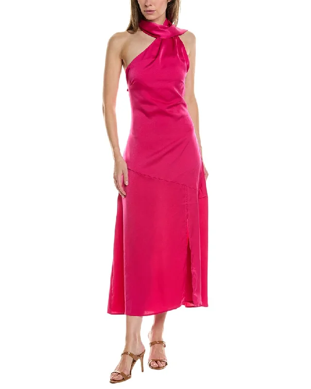 IPPONELLI Midi Dress Stylish Cold Shoulder Midi Dress