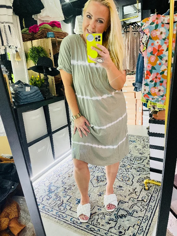 JERSEY KNIT MIDI DRESS Comfortable Ribbed Midi Dress
