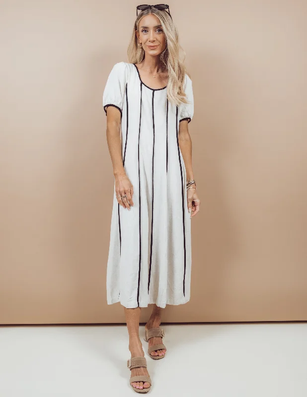 Julianna Midi Dress Cozy Wide Strap Midi Dress
