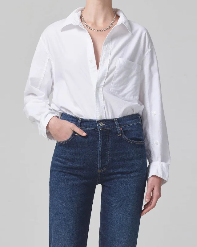 Kayla Shirt Casual Boxy Short Shirt