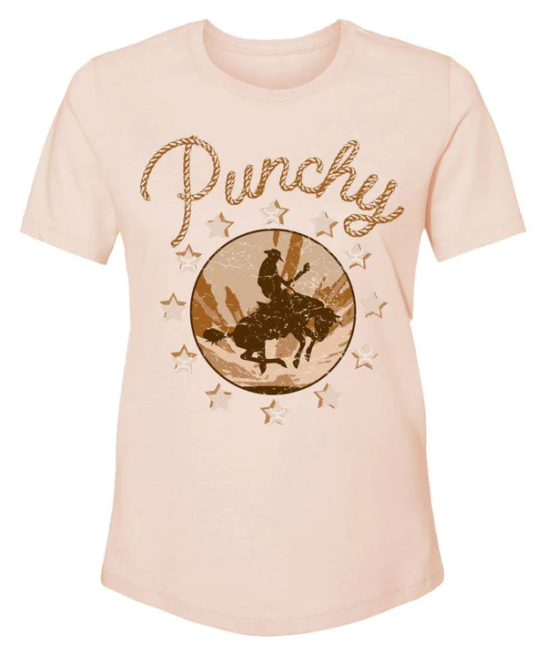 LADIES HOOEY "PUNCHY" TSHIRT Fashionable Button-Front Short Sleeve