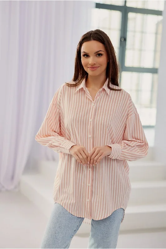 Long sleeve shirt Roco Fashion Casual Slouchy Short Sleeve