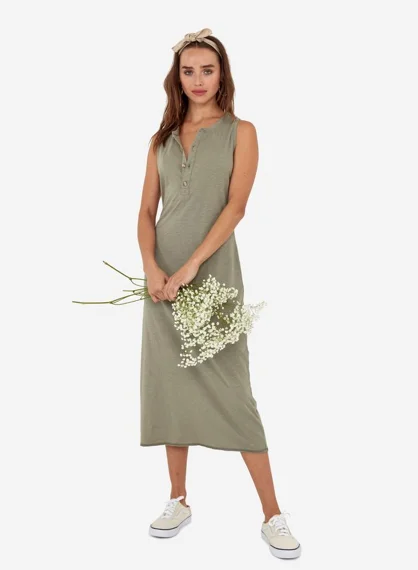 MATE | Avery Midi Dress Trendy Floral Wrap Midi Dress