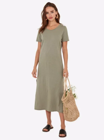 Mate | Dana Midi Dress Cozy T-shirt Midi Dress