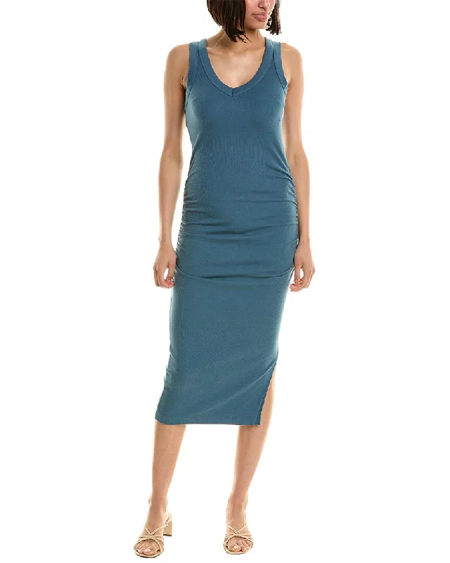 Michael Stars Lori Midi Dress Stylish Wraparound Midi Dress
