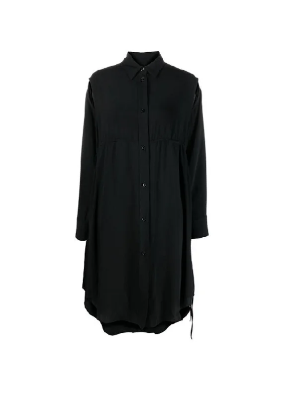 Maison Margiela Midi Dress Trendy Smocked Waist Midi Dress