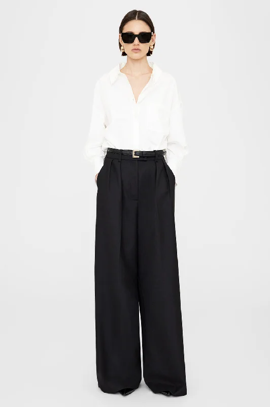 Mika Shirt - White Relaxed Fit Short Tunic