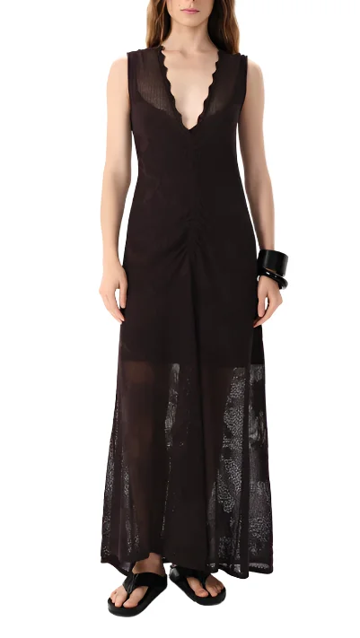 Olaya Tora Midi Dress Comfortable Empire Waist Midi Dress