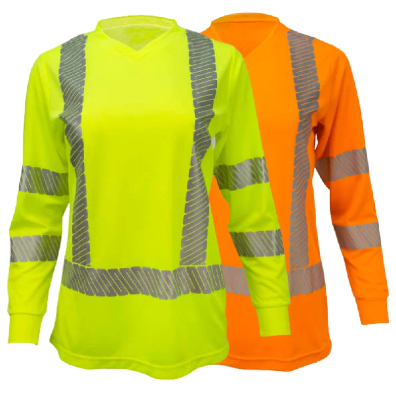 Radians ST21W Women's Class 3 High Visibility Shirt Casual Plain Short Shirt