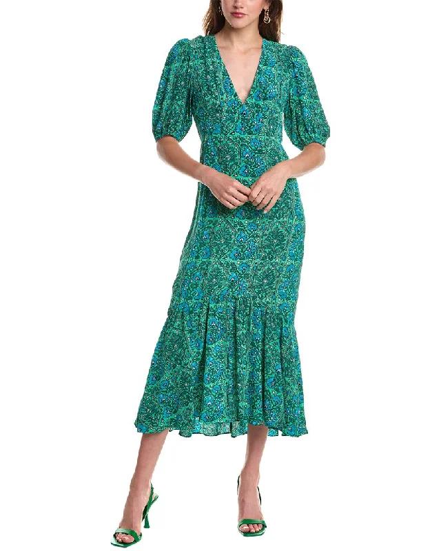 RHODE Ester Midi Dress Cozy Knit Midi Dress
