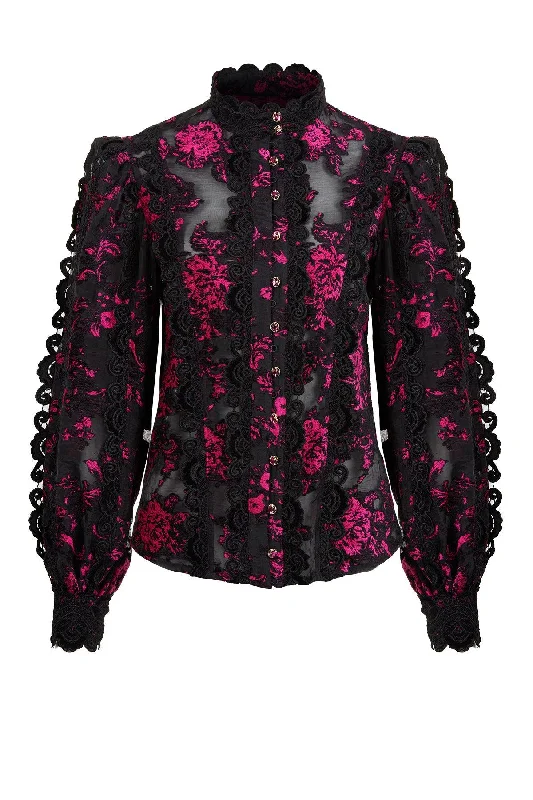 Rita Shirt Fashionable Tied Short Sleeve