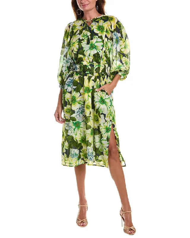 Samantha Sung Anastasia Midi Dress Fashionable Fitted Midi Dress