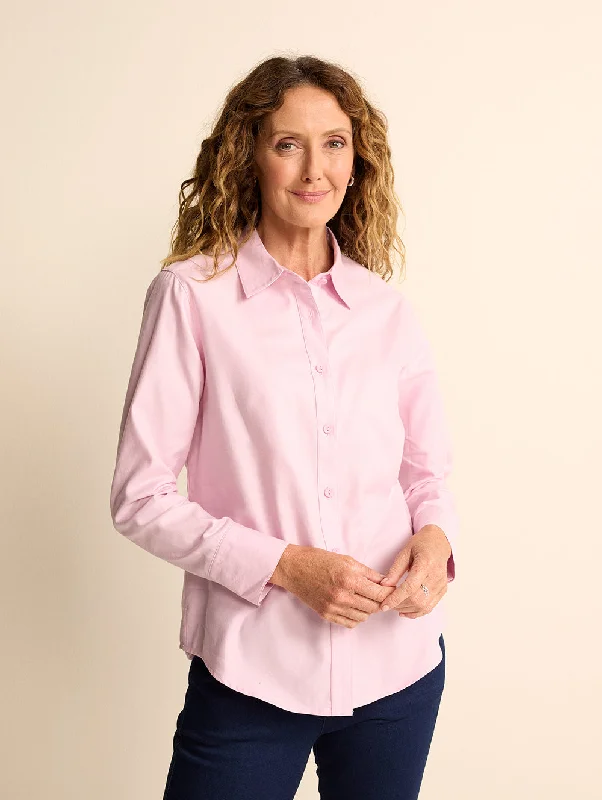 Tari Everyday Shirt Chic V-Neck Short Blouse