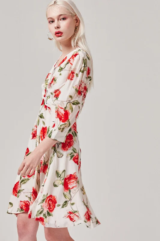 Tasha Rose Midi Dress Fashionable One-Shoulder Midi Dress