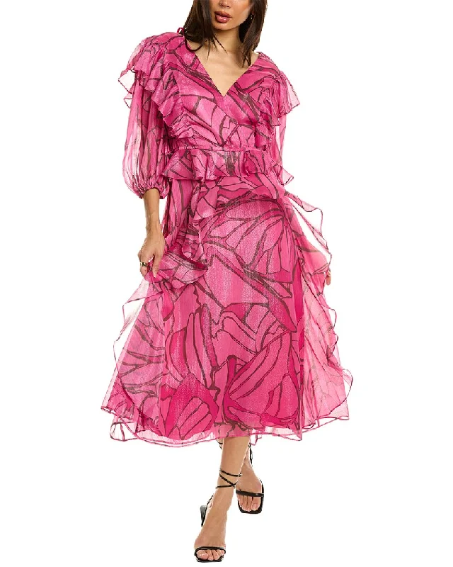 Ted Baker Victoire Midi Dress Trendy Long Sleeve Midi Dress