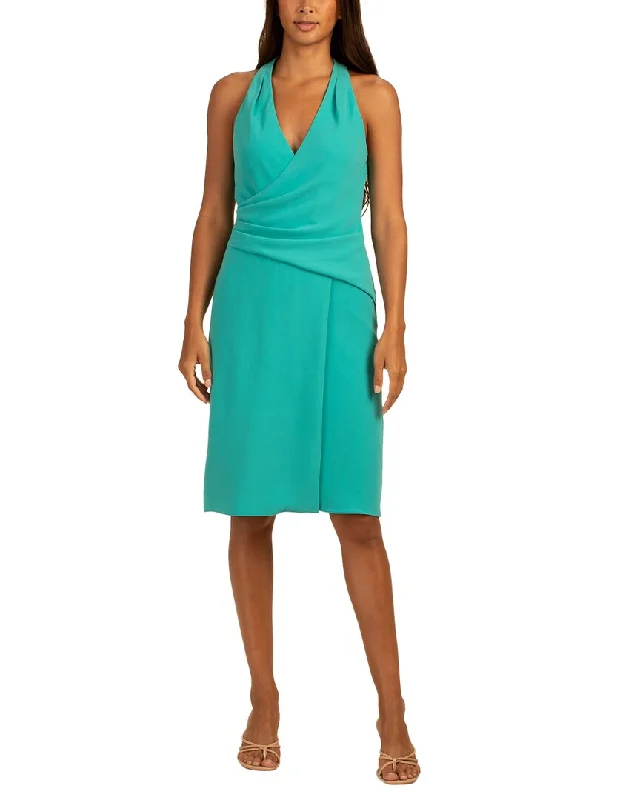 Trina Turk Samantha Midi Dress Trendy Off-Shoulder Ruffle Midi Dress